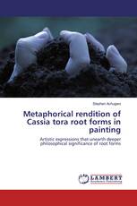 Metaphorical rendition of Cassia tora root forms in painting