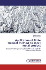 Application of finite element method on sheet metal product