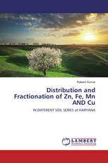 Distribution and Fractionation of Zn, Fe, Mn and Cu