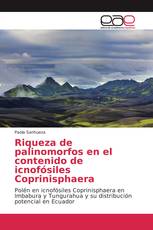 Riqueza de palinomorfos en el contenido de icnofósiles Coprinisphaera