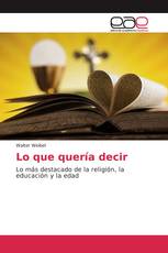 Lo que quería decir