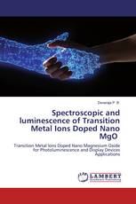 Spectroscopic and luminescence of Transition Metal Ions Doped Nano MgO