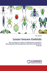 Lesser known Embiids