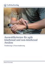 Auswahlkriterien für agile timeboxed und non-timeboxed Ansätze