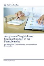 Analyse und Vergleich von Codes of Conduct in der Finanzbranche