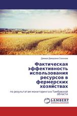 Фактическая эффективность использования ресурсов в фермерских хозяйствах