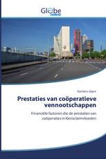 Prestaties van coöperatieve vennootschappen