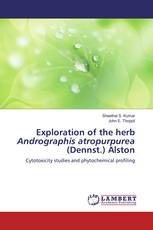Exploration of the herb Andrographis atropurpurea (Dennst.) Alston