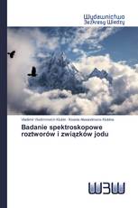 Badanie spektroskopowe roztworów i związków jodu