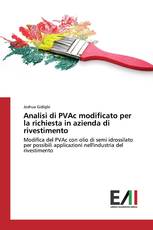 Analisi di PVAc modificato per la richiesta in azienda di rivestimento