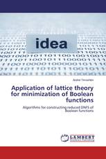 Application of lattice theory for minimization of Boolean functions