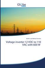 Voltage inverter 12 VDC to 110 VAC with 600 W