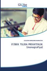 O‘ZBEK TILIDA PRIVATIVLIK (monografiya)