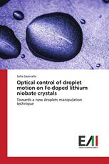 Optical control of droplet motion on Fe-doped lithium niobate crystals