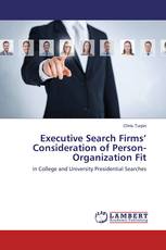 Executive Search Firms’ Consideration of Person-Organization Fit