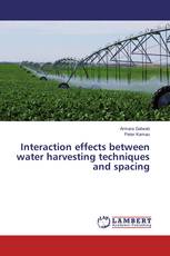 Interaction effects between water harvesting techniques and spacing