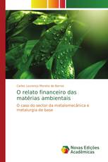 O relato financeiro das matérias ambientais