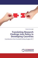 Translating Research Findings into Policy in Developing Countries