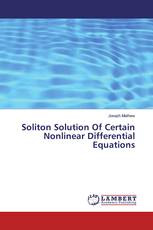 Soliton Solution Of Certain Nonlinear Differential Equations