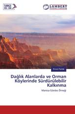 Dağlık Alanlarda ve Orman Köylerinde Sürdürülebilir Kalkınma