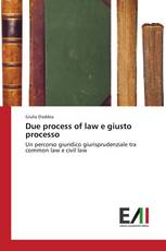 Due process of law e giusto processo