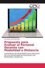 Propuesta para Evaluar al Personal Docente con Modalidad a Distancia