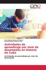 Actividades de aprendizaje por nivel de desempeño en Historia de Cuba