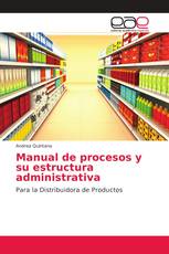 Manual de procesos y su estructura administrativa