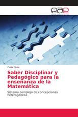 Saber Disciplinar y Pedagógico para la enseñanza de la Matemática