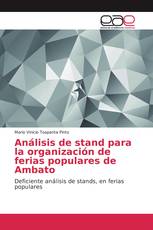 Análisis de stand para la organización de ferias populares de Ambato