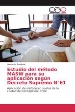 Estudio del método MASW para su aplicación según Decreto Supremo N°61