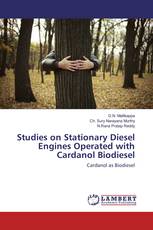 Studies on Stationary Diesel Engines Operated with Cardanol Biodiesel