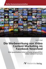 Die Werbewirkung von Video Content Marketing im Facebook Newsfeed