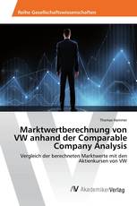 Marktwertberechnung von VW anhand der Comparable Company Analysis