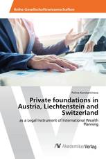 Private foundations in Austria, Liechtenstein and Switzerland