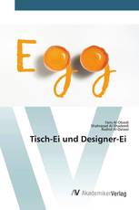 Tisch-Ei und Designer-Ei