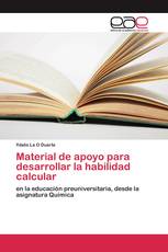 Material de apoyo para desarrollar la habilidad calcular