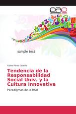 Tendencia de la Responsabilidad Social Univ. y la Cultura Innovativa