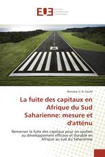 La fuite des capitaux en Afrique du Sud Saharienne: mesure et d'atténu