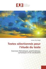 Textes sélectionnés pour l’étude du texte