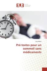 Pré-textes pour un sommeil sans médicaments