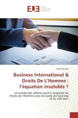 Business International & Droits De L’Homme : l’équation insoluble ?