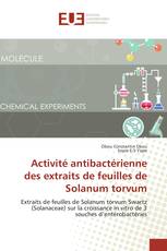 Activité antibactérienne des extraits de feuilles de Solanum torvum