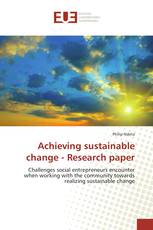 Achieving sustainable change - Research paper