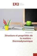 Structure et propriétés de la matière – thermodynamique