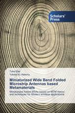 Miniaturized Wide Band Folded Microstrip Antennas based Metamaterials