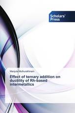 Effect of ternary addition on ductility of Rh-based intermetallics