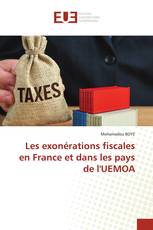 Les exonérations fiscales en France et dans les pays de l'UEMOA