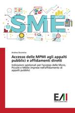 Accesso delle MPMI agli appalti pubblici e affidamenti diretti