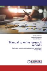 Manual to write research reports